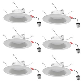 Archipelago Lighting ~ Nebula-I Series ~ 6in, 15watt, LED, White, Round ~ Recess Light (Pack of 6)