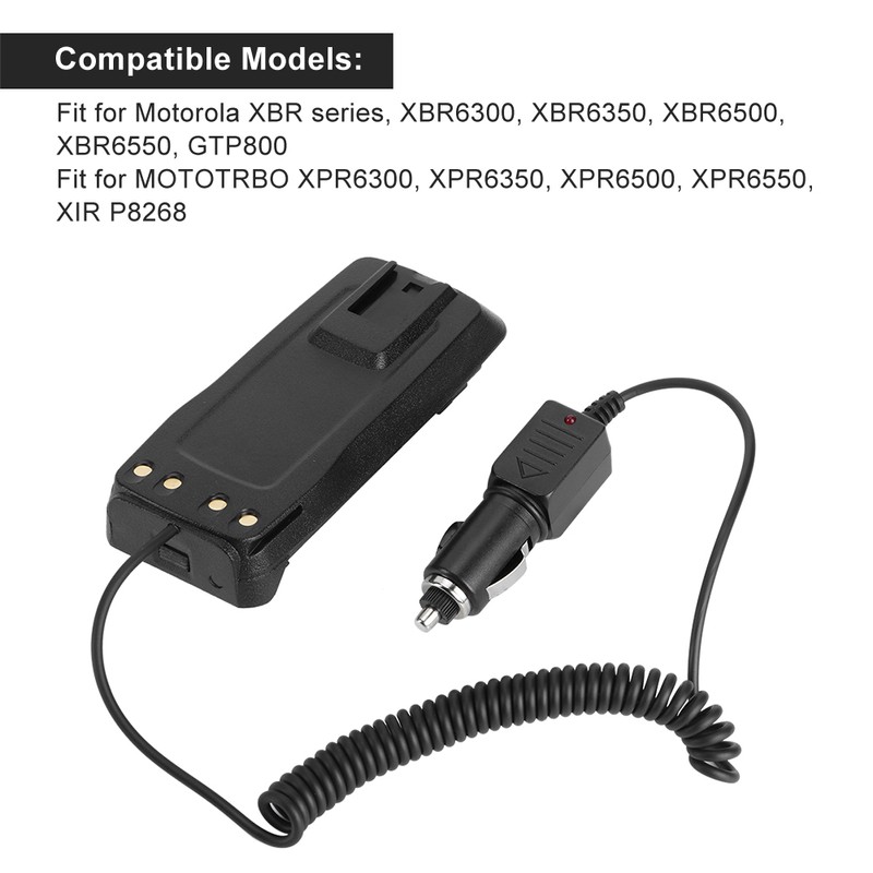 12V Battery Eliminator Box PMNN4409 for Two Way Radio Fit