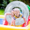 70cm Inflatable Swimming Ring Pool Rubber Rings for Kids,2Pcs Gold