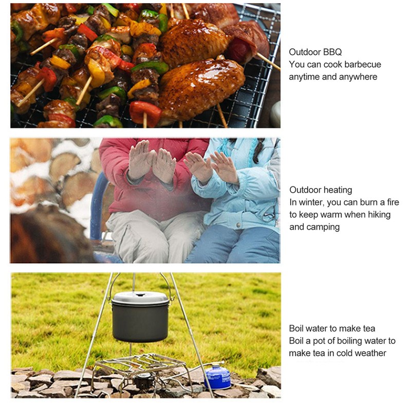2800W Camping Stove Electronic Ignition Portable Butane Gas Stove with