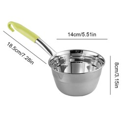 Stainless Steel Water Ladle Kitchen Long Hooked Handle Serving Dipper Scoop Water Ladle Stainless Steel Dipper Long Handle Serving LadleWater Scoop