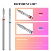 Difenni Cuticle Bit for Nail Drill,Cuticle Drill Bits for Nails