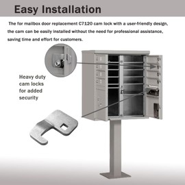 C7120 Heavy-Duty Cam for Mailbox Locks,Replacement for CompX National C7120 Heavy-Duty Cam (5)