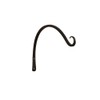 Achla Designs TSH-05 Upcurled, 12-inch Wrought Iron Wall Bracket Hook,