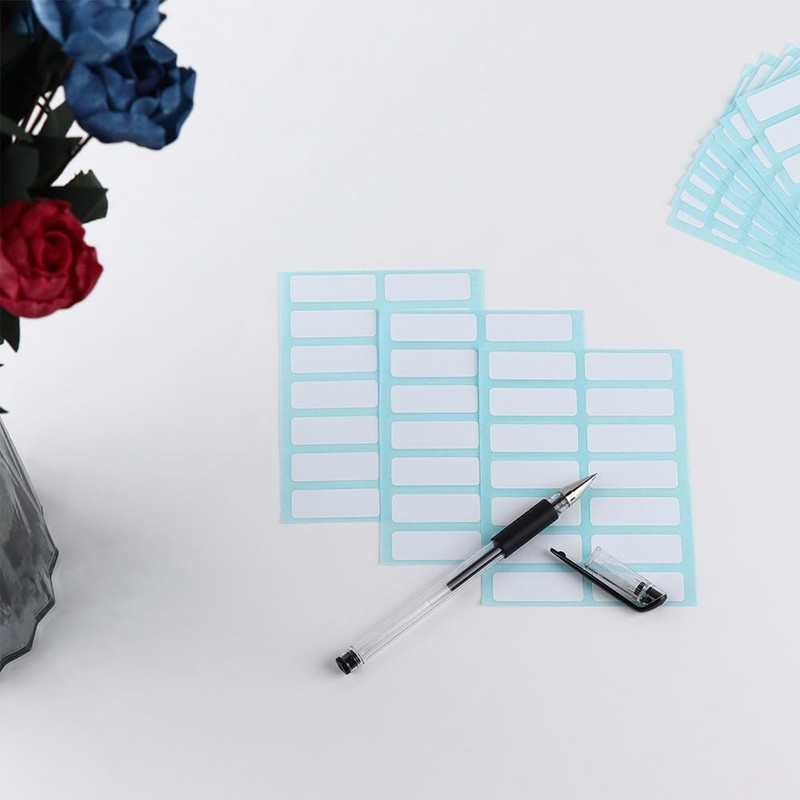Vctitil 168pcs in 12Sheets Price Sticker Blank Note Labels Sticky
