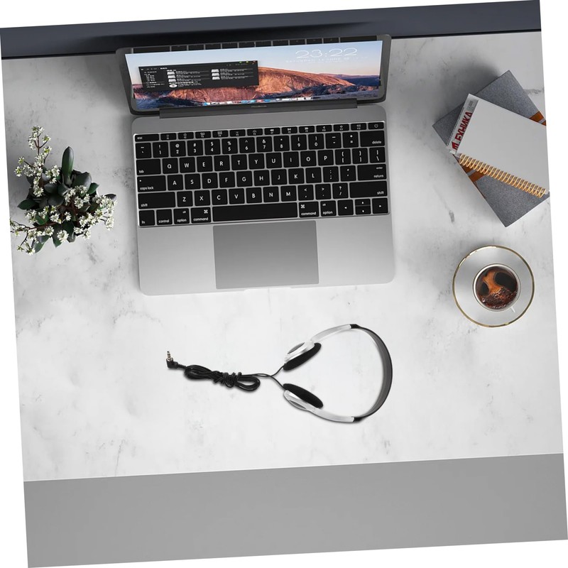 jojofuny Comfortable Retro Wired Headphones for Boy Girl Compatible Computers