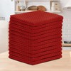 TALVANIA Dishcloths for Kitchen Cotton Terry Dish Cloths 12 Pack