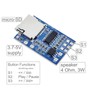 MP3 Player Module GPD2846A with microSD Slot and Audio Amplifier