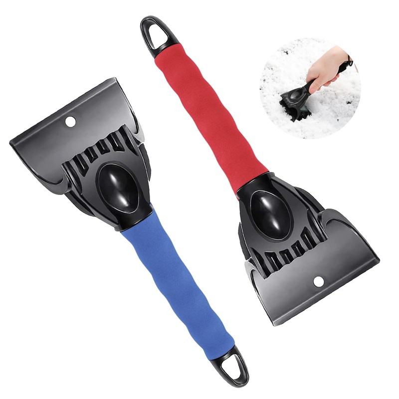 VidFair 2 Pack Car Ice Scraper Efficency and Non Scratch
