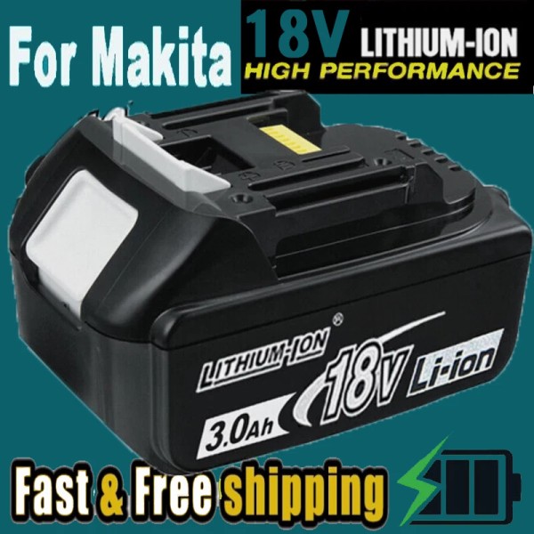 Unbranded 18V 3.0Ah Battery For Makita Li-Ion BL1830 BL1850 BL1860