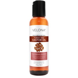 velona Castor Oil Turkey Red 2 fl oz | 100% Pure and Natural Carrier Oil | Cold Pressed | Hair, Body and Skin Care | Use Today - Enjoy Results