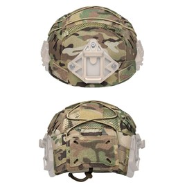 IDOGEAR Taktische Helmabdeckung für Team Wendy Helm Gegengewicht Batterietasche für Helm Größe M/L/XL, 500D Nylon (Large, camo)