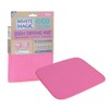 White Magic Dish Drying Mat, Rose - Absorbent & Hygienic,