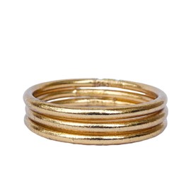 EMME Bangles EVERYDAY RAIN OR SHINE BRACELETS THAI - 3 Piece Set (gold, large)