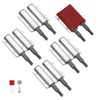 Redunest Double Push to Open Door Latch, 5 Pack Magnetic