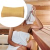 Ronyme Neck Support Pillow for Sauna Relaxation Imitation Rattan Backrest