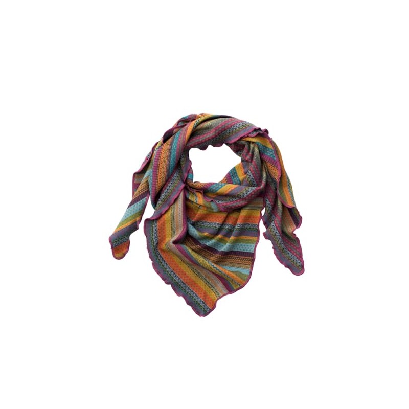Invero, Merino Triangular Scarf Tiziana 100% Wool, Heather