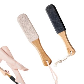 2pcs Pumice Stone for Feet, Pumice Stone, Foot File, Remove Hard Dead Skin Callus Dry Rough Cracked Corn Feet in Shower (Black+White)