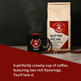 Lola Savannah Butter Pecan Ground Caffeinated Coffee, 2lb