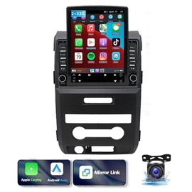 9.7 inch Android 13 Car Stereo Radio for Ford F150 F-150 2009-2014,Touch Screen Audio Double Din Multimedia Receiver with CarPlay Android Auto GPS Radio Navigation Bluetooth Camera[ 2+32G]