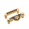 Alnicov Electric Guitar Tailpiece Bridge and roller saddle Tune-O-Matic -