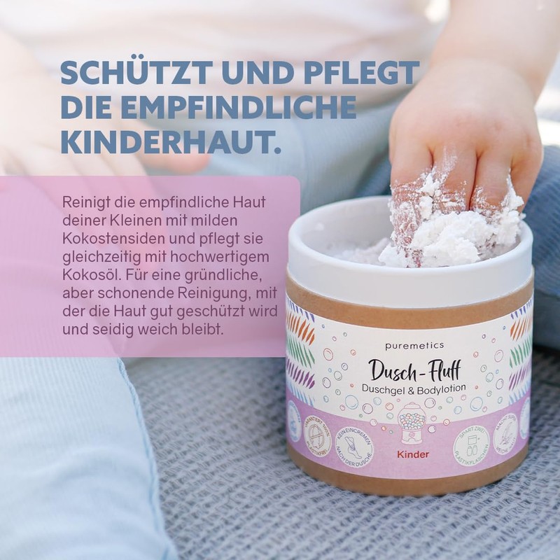 Dusch-Fluff 'Children' | Shower Gel & Body Lotion in One