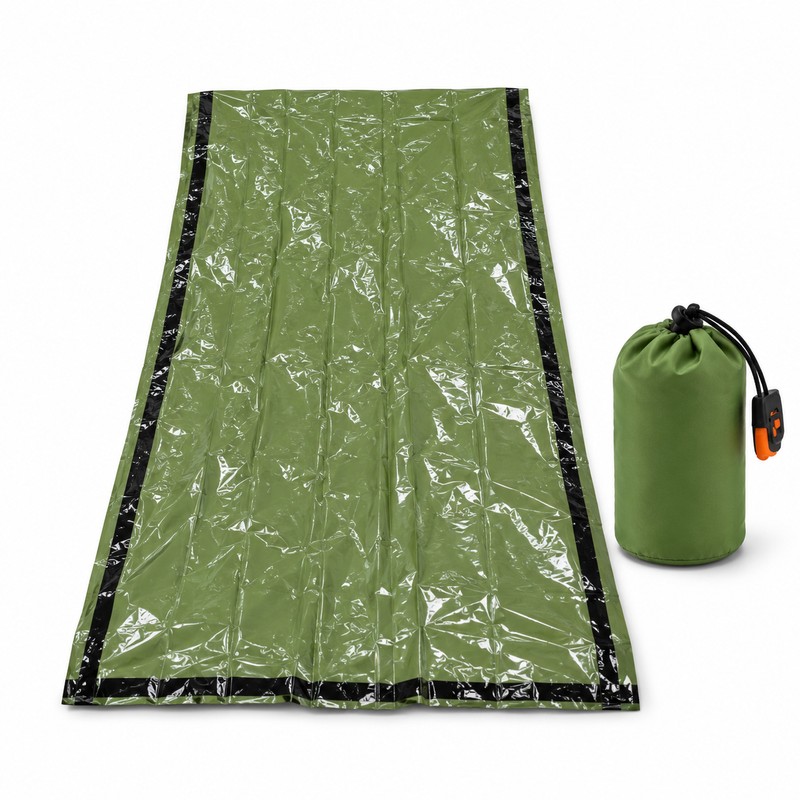 Emergency Sleeping Bag for Camping – Waterproof Thermal Mylar Sack