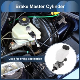 INFINAUTO Brake Master Cylinder No.5851002010 for Hyundai Atos 1998-2003 Hydraulic Master Cylinder Silver Tone Aluminum Alloy 1 Pcs