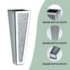 Crystal Wall Vase Hanging Flower-vase - Silver Crushed Diamond Mirrored