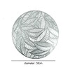 Hosoncovy 4 Pack Leaf Decorative Placemats PVC Placemats Hollow Dining