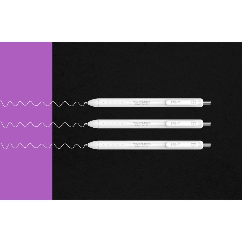Paper Mate InkJoy Bright Retractable Gel Pens, Medium Point, 0.7