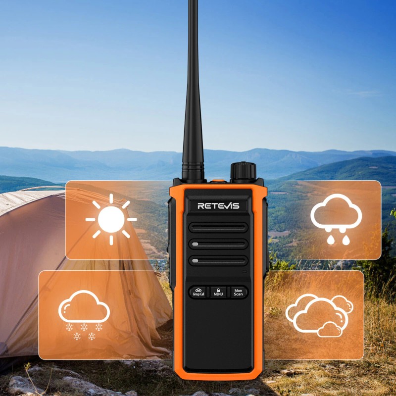 Retevis C5B IP67 Waterproof Walkie Talkie Long Range Two Way