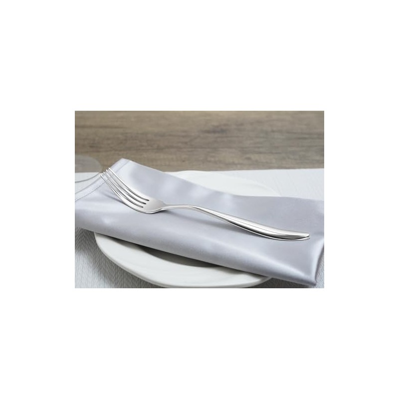 Dinner Forks,18/10 Stainless Steel Silverware Forks,Set of 12,Dishwasher Safe