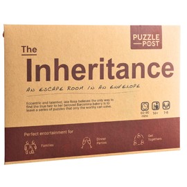 Unique Escape Room In An Envelope | Great For Groups - Families & Friends | Perfect For Games Night | Escape Room In A Box | Puzzle Mystery Game - The Inheritance