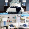 24” Tall Touch Control Table Lamps Set of 2, Blue