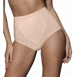 Bali womens Jacquard Mesh Tummy Panel Firm Control 2-pack Fajas Dfx710 shapewear briefs, White Garment/White Garment, XX-Large US