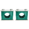 Hydraulic Pipe Clamp 2PCS Plastic Pipe Clamps Standard Metric Tube