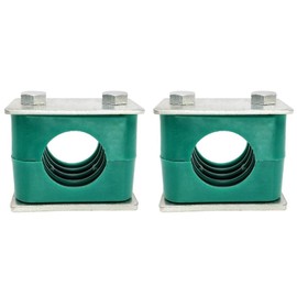 Hydraulic Pipe Clamp 2PCS Plastic Pipe Clamps Standard Metric Tube Hose Clips for 32mm Outer Diameter Pipe