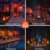 Solar Halloween Lights Outdoor, 4 Pack Solar Torch Light Waterproof