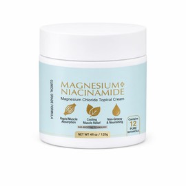 YASERDE Magnesium Niacinamide Relief Cream,Magnesium Chloride Cream with Arnica,for Joints,back,foot, Lightweight, Non-Greasy, 4oz