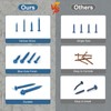 VGBUY 3/16x1-3/4 Inch 75Pcs Hex Head Concrete Screws, Screws Anchor