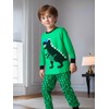 Tshyfiper Toddler Boy Pajamas Kids Dinosaur Pjs Set Boys 2pcs