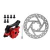 140mm Brake Disc Caliper Kit 6‑Hole Aluminum Alloy Wear Resistance