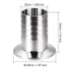 sourcing map Clamp Hose Adapter 1.988 Inch Flange to 1-1/4