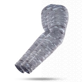 COLD FACTOR - Mangas de enfriamiento instantáneo | Tecnología avanzada de enfriamiento evaporativo sin químicos | UPF 50+ | Absorbe la humedad, Camo, L/XL