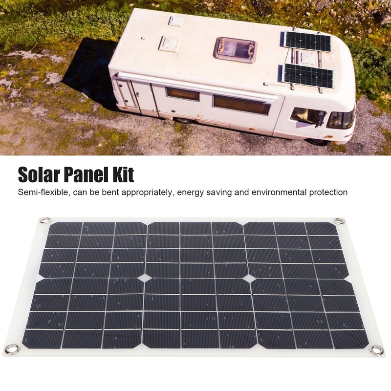20W Solar Panel Kit Monocrystalline Photovoltaic Solar Charge Controller for