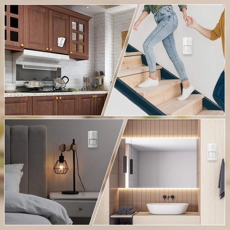 Motion Sensor Switch with Outlet, ASOFTY PIR Wireless Motion Sensor