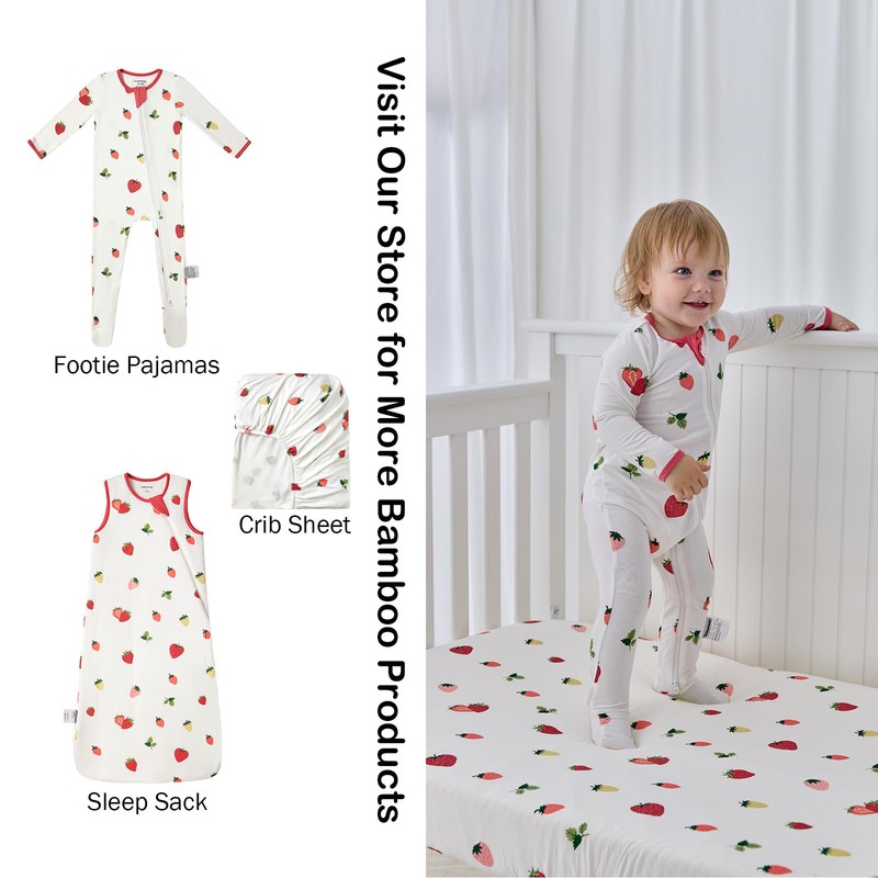 BubblePanda Rayon Made from Bamboo Crib Sheets for Baby Boys