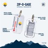 Sun Company Zip-o-gage - Zipper Pull Thermometer for Jacket, Parka,