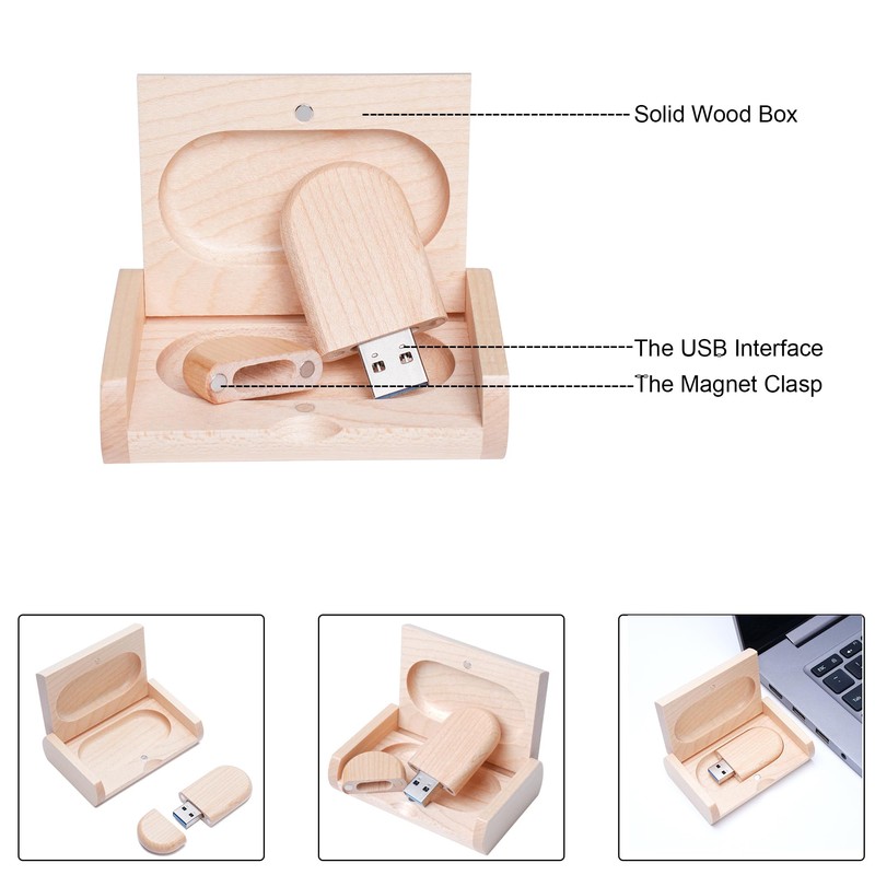 Yaxiny Maple Wood 2.0 USB Flash Drive USB Disk Memory